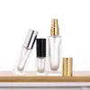 Botella de Spray de Vidrio Personalizada de 5-30 ml para Perfume, Rellenable, Cosmética, Niebla Fina, Botella Vacía Portátil