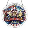 Producto Exitoso Transfronterizo Suncatchers del 250 Aniversario Rompecabezas de Suncatcher Colorido del 250 Aniversario