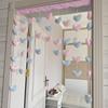 Cortina de Puerta Amor Color Caramelo Decoración de Viento para Dormitorio Decoración Colgante Amor de Pareja Explosiva Cortina Colgante para Puerta de Entrada de Dormitorio Infantil