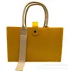 Bolsa de Fieltro con Cinta de Correas Personalizada de Fábrica Regalo de Negocio para Oficina Publicidad de Exposición Bolso Tote de Correas