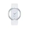 Cinturón Elegante de Moda Hueco Transparente Creativo Reloj de Cuarzo para Pareja Pulsera de Perlas Listo para Entrega