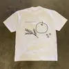 Camiseta de verano holgada de manga corta con estampado de fresas de seda de leche para hombre y mujer, top holgado de cuello redondo para parejas, estilo nuevo