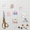 Ins Lindo Oso Conejo Expresión Pegatina para Diario Rosa Taza de Agua Carcasa de Teléfono Celular Decorativa Impermeable Pegatina sin Costuras