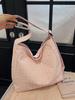 Bolsa tote casual de grande capacidade externa feminina 2025 nova bolsa de ombro simples e elegante bolsa transversal bolsa de viagem de nicho