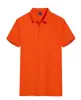 2025 Nueva Camiseta de Manga Corta para Hombre Verano Nueva Transpirable y Amigable con la Piel Juvenil Camisa Polo de Negocios Estilo Caliente de Exportación