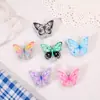 Clip acrílico de mariposa de alto valor para estudiantes, clip para examen, clip para fotos, clip de esquina de doble cara, papelería