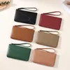 Comércio Exterior Inverno Novo Feminino Jantar Zíper Clutch Grande Capacidade Bolsa para Celular Porta Moedas Cartões Carteira Carteira