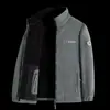 Elegante y funcional chaqueta de forro polar para exteriores para otoño e invierno, cálida y resistente al frío, nuevo diseño moderno, simple y versátil