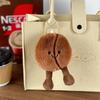 Lindo Peluche de Hamburguesa y Papas Fritas de Dibujos Animados, Muñeco de Comida Gourmet, Llavero Colgante, Muñeco para Máquina Vending al Mayoreo
