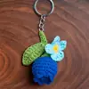 2026 Llavero de Flor Tejida a Mano Creativo Colgante Pequeño Tejido con Hilo Lindo Accesorios para Llaves Estilo Ins