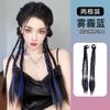 Peluca Koni Trenzas Boxeadora Trenzas para Mujer Celebridad de Internet Chica Popular Trenzas Cabello Sintético Rastas Doble Cola de Caballo Trenzas Y2K
