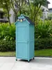 Gabinete de Almacenamiento para Exteriores, Madera Anticorrosiva, Cuarto de Almacenamiento Moderno a Prueba de Sol, Balcón de Jardín, Caja de Herramientas para Patio, Gabinete Varios