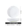 Platos Cerámicos Versátiles Simples Plato Jingdezhen Porcelana de Hueso Blanca Pura Plato Cerámico Doméstico Plato Hondo para Sopa tamaño pequeño Plato