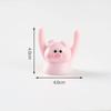Criativo Fofo Levantar a Mão Pequeno Animal Estéreo DIY Decorações Acessórios Micro Paisagem Desktop Carro Pequenos Enfeites Inspiradores
