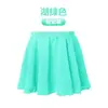 Ropa de Baile para Niñas, Falda, Falda Corta, Ropa de Práctica Fina para Niñas, Falda de Gasa, Falda Elástica de Gasa, Falda de Baile