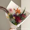 Material Floral Zhuo Xian 180g Cartón Rígido Engrosado Modelado Color Sólido Papel para Envolver Flores Simple Gama Alta Ramo Papel para Envolver Flores Frescas