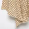 Moda de Primavera 2026 Transfronteriza Versátil Elegante Ceñidor de Cintura Adelgazante Cuadros Encaje Vestido Corto 2180/314