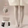 Medias para Niña Otoño e Invierno Algodón Calcetines con Pie para Niños Leggings Gruesos de Felpa Elegantes Leggings para Bebé para Ropa Exterior