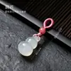 Contas redondas de ágata de cristal natural, pequenos pingentes, acessórios para pulseiras, colares, acessórios DIY, fechos universais, pingentes de bolsa
