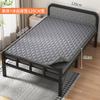 Cama plegable individual para el hogar, cama sencilla, oficina, siesta, dormitorio, descanso para el almuerzo, cama pequeña, casa de alquiler, cama de hierro para adultos