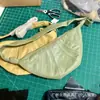 Bolso Croissant Bolso Ode Bolso de Piel de Oveja Bolso de Bollo Perezoso de Nicho Nuevo Bolso de Mujer Primavera y Verano 2024 Bolso Cruzado de Piel Genuina