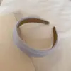 Faixa de Cabelo de Tecido Xadrez Simples Estilo Coreano para Mulheres 2026 Novo Estilo Diário para Uso Externo Top Alto Retrô Presilha de Cabelo Acessórios de Cabelo