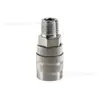 Conector Neumático Estilo Americano Yishang 1/4Npt Rosca Exterior Conector Hembra Conector de Manguera para Compresor de Aire Conector Rápido