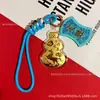 Produto novo criativo de ouro 999 puro: Pingente "Sucesso Imediato", chaveiro de cuia "Melhor da Turma" requintado, personalizável para atacado