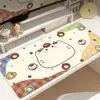 Alfombrilla de ratón de oficina de dibujos animados Hello Kitty, Alfombrilla de escritorio extragrande, Resistente a las manchas, Fácil de limpiar, Mantel de tierra de diatomeas absorbente de agua