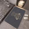 Alfombrilla de suelo para inodoro tipo cojín de barro de diatomeas imitación antideslizante absorbente alfombrilla de baño alfombrilla para puerta de inodoro alfombra marca Tide oso violento