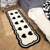 Alfombra para Dormitorio Estilo Crema Alfombra para Dormitorio Junto a la Cama Alfombra Larga Delante de la Cama Alfombra Flocada Alfombra para Dormitorio Principal Ventana Mirador Alfombra para Sofá Mesa de Centro