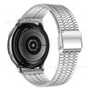 Adecuado para Huawei Gt5 42mm Smart Watch con Huawei Watch2 Series Gama Alta Doble Seguro Acero Inoxidable de Siete Eslabones