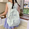 Mochila escolar casual ligera, elegante y simple para chica de preparatoria, mochila de viaje de gran capacidad, moderna