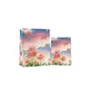Bolsa de Papel Kraft Catering Horneado Café Té de Leche Empaque Bolsa de Compras Lirio Araña Alto Valor Ins Bolsa de Regalo Linda