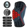 Rodilleras Deportivas, Rodilleras Tejidas de Nailon para Baloncesto y Running, Mangas Protectoras de Menisco, Rodilleras de Silicona Presurizada y Amortiguadora de Resorte
