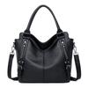 Bolso de Mano de Cuero Suave de Gran Capacidad para Mujer 2026 Nuevo Modelo Bolso Tote Versátil de Moda Simple Bolso de Hombro Cruzado