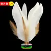 Volante Blanco Grande para Competición, Adecuado para Fitness de Adultos, Niños, Estudiantes de Primaria, Jardín de Infancia y Deportes de Plumas. Plumilla de Pluma de Ganso