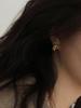 Pendientes de Aro Trenzados Coreanos de Plata de Ley 925 Estilo Blogger Ins Brazaletes Brillantes para Orejas Combinados con Pendientes Estilo Popular Ins