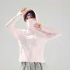 2026 Ropa de Protección Solar de Seda de Hielo para Mujer Protección UV Venta Caliente Transfronteriza Se Puede Imprimir LOGOTIPO Ropa de Protección Solar Top para Hombre Hilo Original