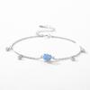 Nicho Simple Plata Esterlina S925 Incrustada Lujo Ligero Pulsera Aobao Diseño Original Moda Celebridad de Internet Explosivo Joyería al Por Mayor