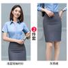 Nueva Camisa Blanca Profesional de Verano para Mujer con Cuello en V y Manga Corta para Hombre y Mujer, Camisa de Algodón Sin Planchado de Fibra de Bambú