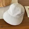 Chapéu de Pescador Listrado Azul com Bico de Pato e Aba Larga, Acabamento de Alta Qualidade, Chapéu Bucket para Mulheres com Circunferência de Cabeça Grande, Chapéu de Sol para Proteção Solar ao Ar Livre no Verão