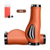 Capa de Guidão de Bicicleta Silicone Bola de Carne Absorção de Choque Confortável Guidão de Bicicleta de Montanha Trava Punho Capa de Guidão Couro Retrô