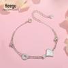 Hee goo H0103 Pulseira de uma concha em prata de lei S925 estilo ins design temperamento simples joia de concha em forma de leque