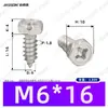 Tornillos Autoperforantes Phillips de Cabeza Avellanada Hexagonal Externa de Acero Inoxidable 304 M3~M8 Estándar Nacional Gb9456 Tornillos Autoperforantes Phillips Hexagonales