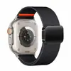 Para apple 78910 generación Applewatch reloj tejido elástico nailon hebilla magnética iwatch se correa