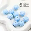 Cuentas de Calabaza Pintadas de Colores Acrílicas para Cadena de Teléfono DIY Llavero Colgante Cuentas Sueltas Accesorios de Joyería Materiales para Cuentas
