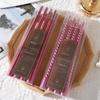 Velas Coloridas Longas Estilo Europeu Galvanizadas 30cm para Uso Doméstico Sem Fumaça Sem Odor Jantar à Luz de Velas Castiçal Velas Cônicas Pacote com 4