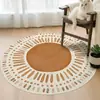 Alfombra lavable redonda de cachemir sintético para decoración de estudio y sala de estar, alfombrilla suave para el suelo, producto popular transfronterizo, alfombra para el hogar antideslizante y resistente a la suciedad