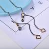 Europeu e americano moda criativa máscara corrente preto ouro pingente óculos pendurado corrente metal anti-perda novos óculos acessórios atacado
